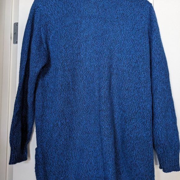 Gorgeous blue mohair open cardigan - Picture 4 of 5